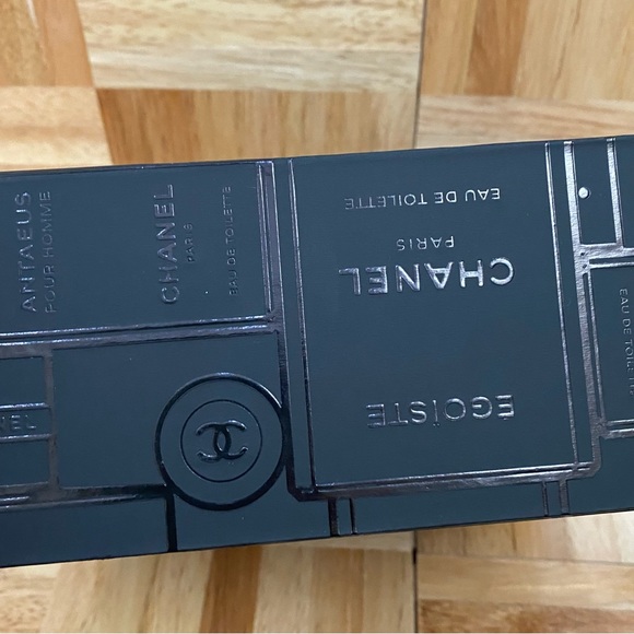 CHANEL Perfume Black EMPTY Gift Box Magnetic Closure Square Box 8.5”X8.5”X3.5” - Picture 11 of 14